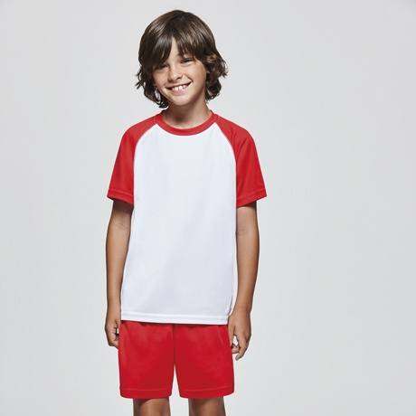 Kids’ sublimation T-shirt with colour sleeves